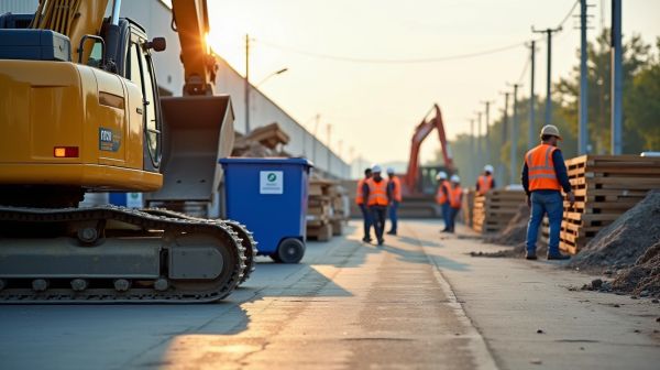 Assainissement, curage, bennes : le trio qui fait la différence sur un chantier propre