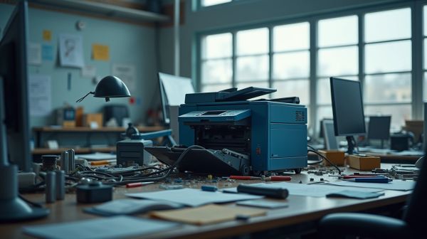 Une intervention rapide pour le dépannage d'imprimerie efficace